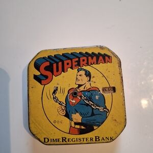 Superman Dime Register Bank